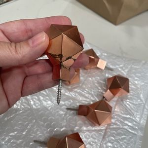 Rose Gold Wall Hooks